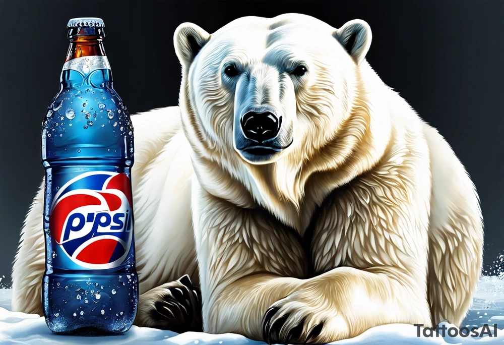 Polar bear, pepsi max, supernatural tattoo idea