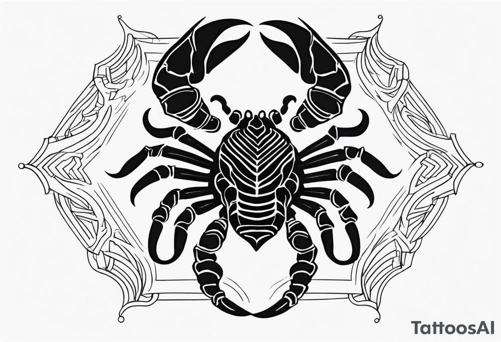 Scorpio tattoo idea