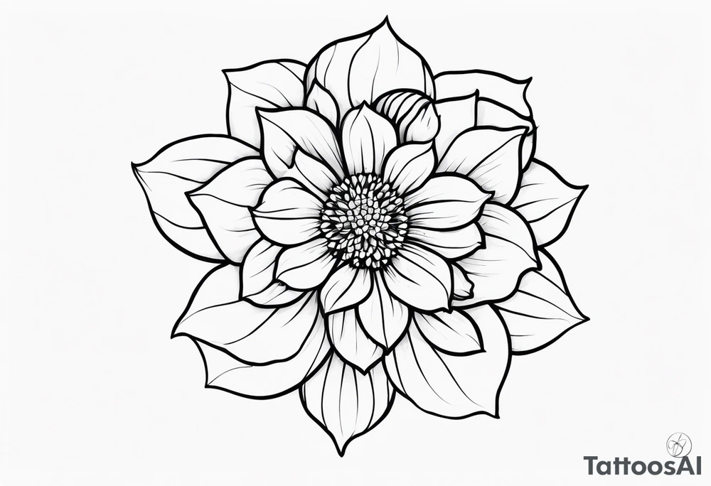 Ramos de flores tattoo idea