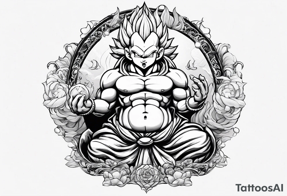 kid majin buu tattoo idea