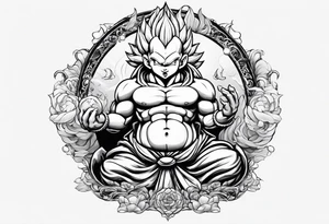 kid majin buu tattoo idea