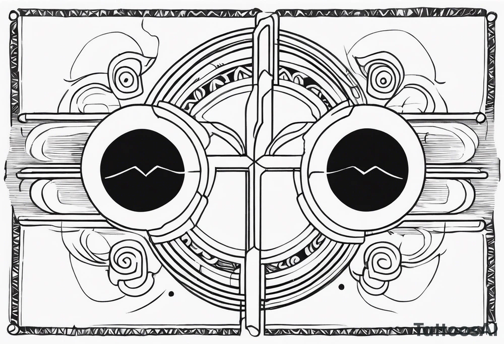 Gemini symbol tattoo idea