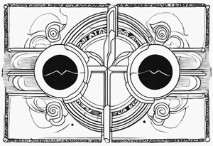 Gemini symbol tattoo idea