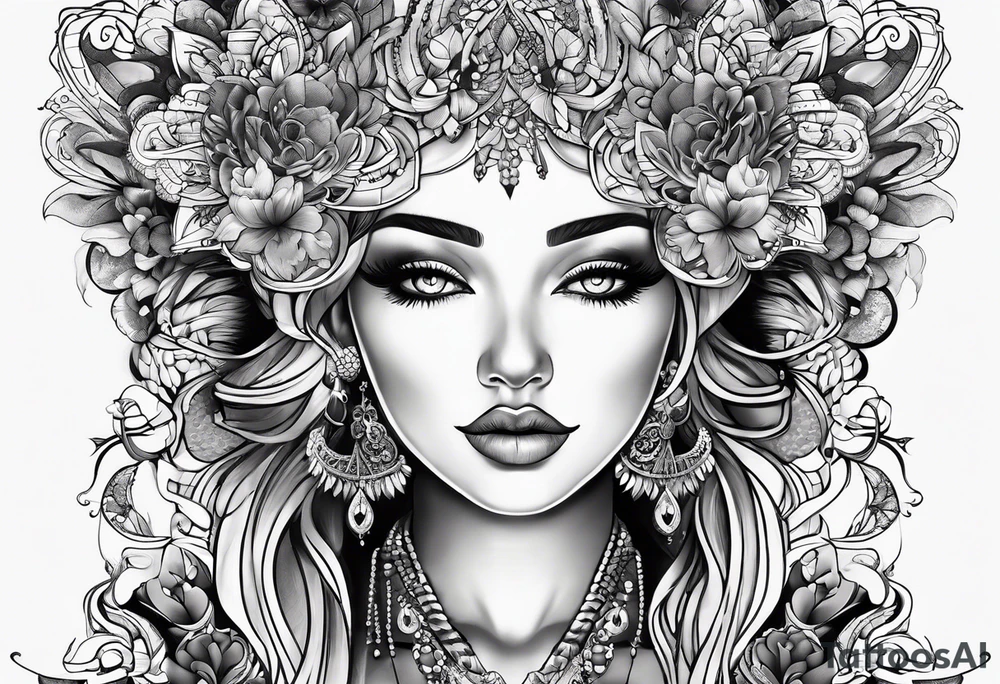 Neon art tattoo tattoo idea