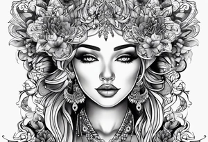 Neon art tattoo tattoo idea