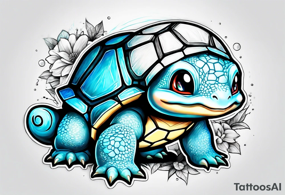 Squirtle tattoo idea