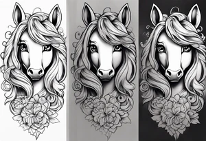 Full sleeve with my little pony, Jen and the hollograms tattoo idea