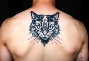 Black Cat tattoo idea