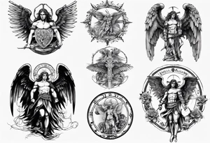 Heiliger St.Michael tattoo idea