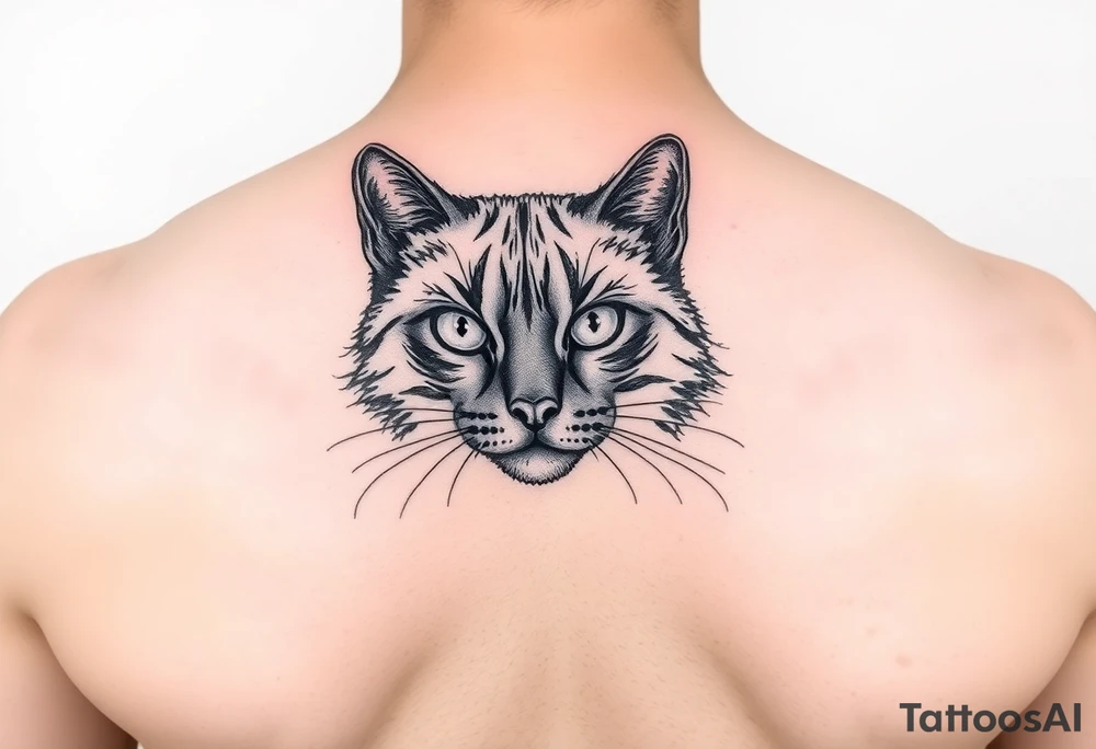 Black Cat tattoo idea