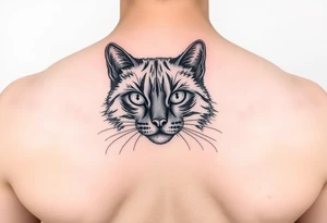 Black Cat tattoo idea