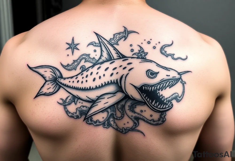 Ocean themed tattoo idea