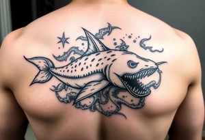 Ocean themed tattoo idea