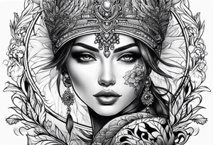 ink quil tattoo idea
