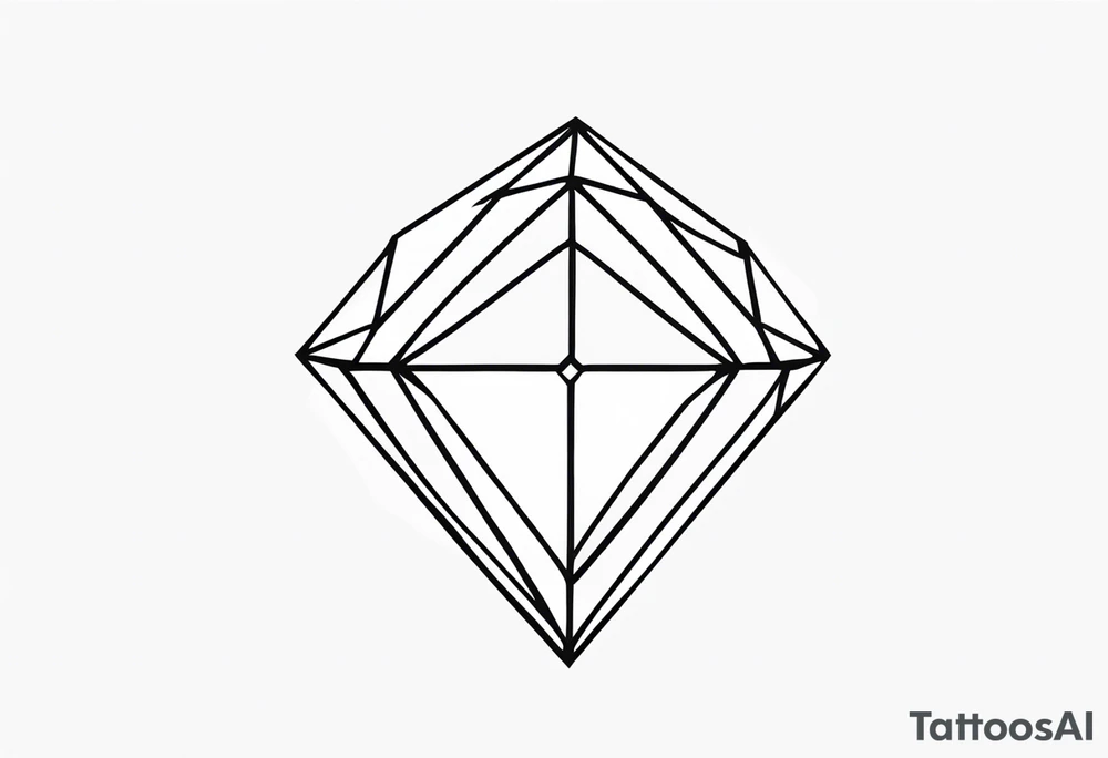 Small diamond tattoo idea
