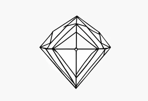 Small diamond tattoo idea