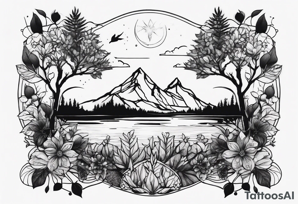nature tattoo idea