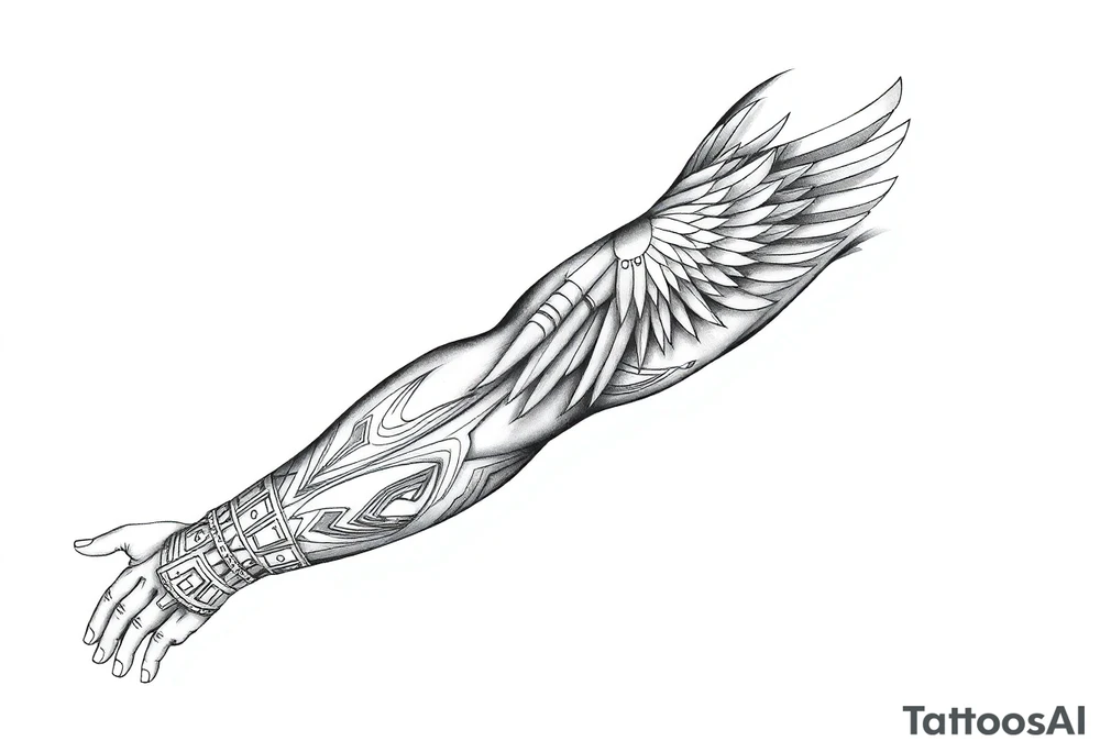 Egyptian theme tattoo idea
