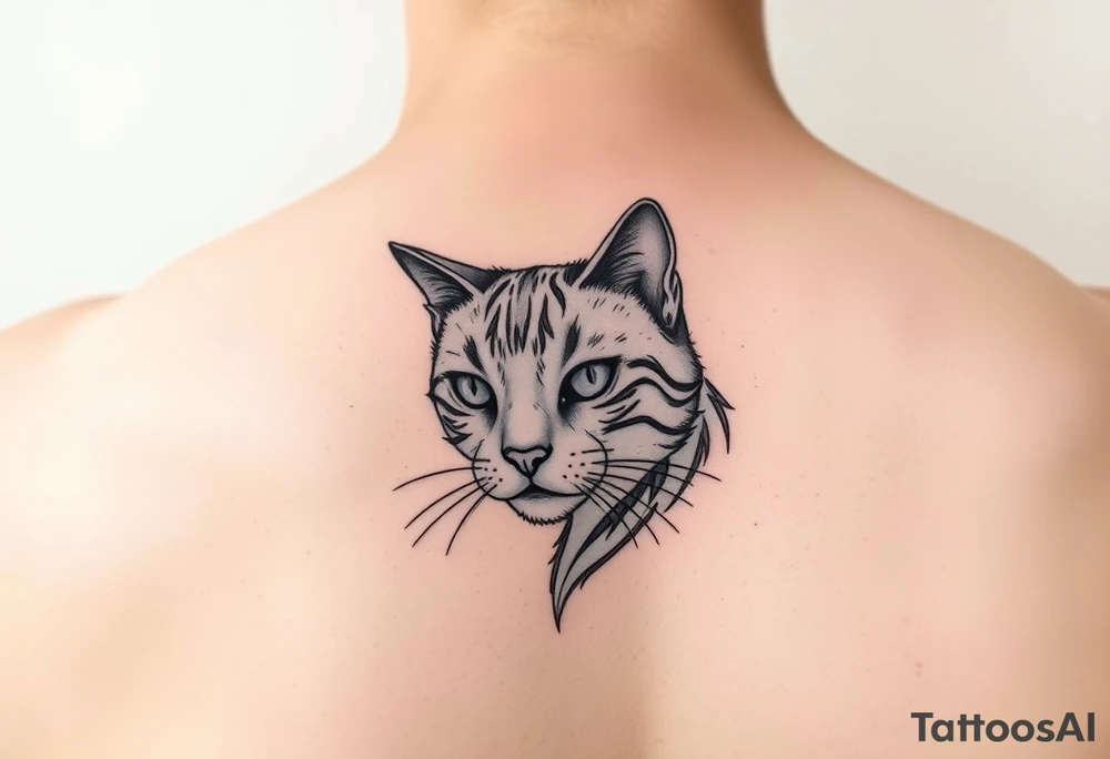 cat tattoo idea