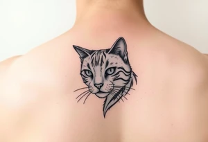 cat tattoo idea