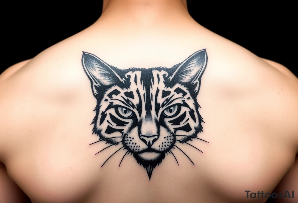 Black Cat tattoo idea