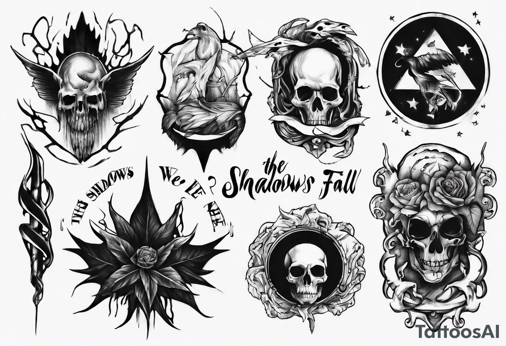 In the shadows we fall tattoo idea