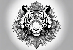 Shoulder tattoo Korean inspired with a Rat, pig, tiger, dog, snake tattoo idea
