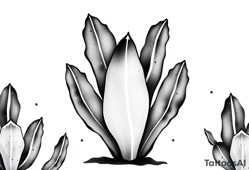 Cute cactus tattoo idea
