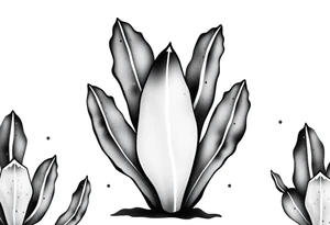 Cute cactus tattoo idea