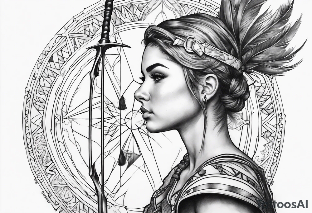 Little Sagittarius tattoo idea