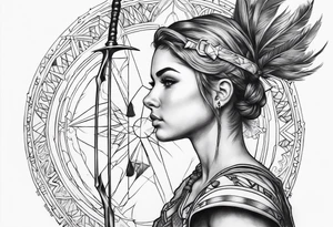 Little Sagittarius tattoo idea