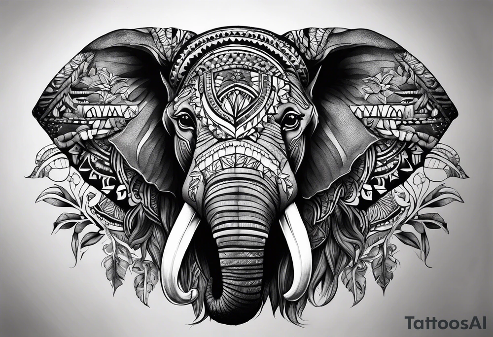 Tatoage sleef de big 5 afrika tattoo idea