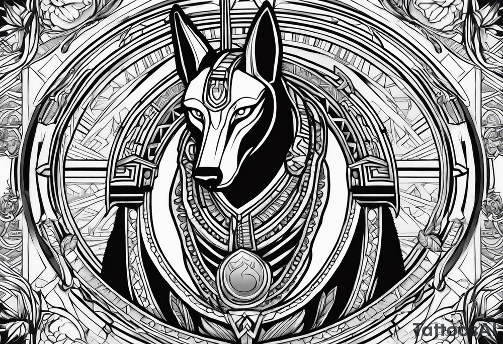 Anubis tattoo idea