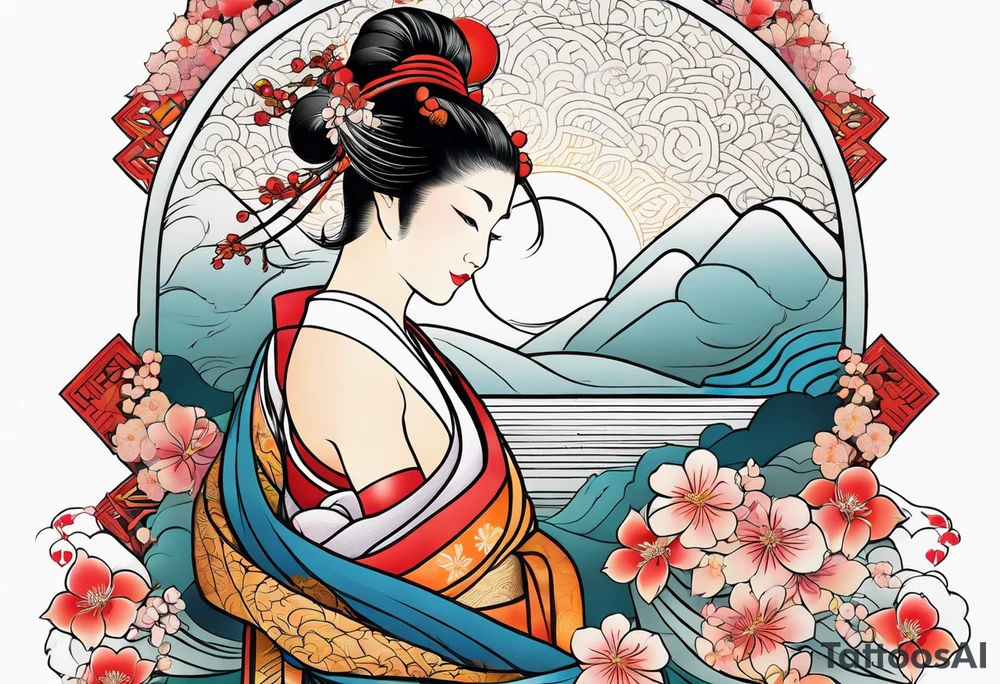 Love, source, abundance, male tattoo idea