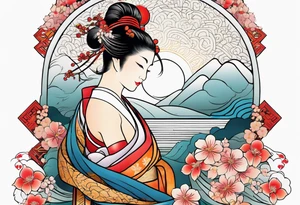 Love, source, abundance, male tattoo idea