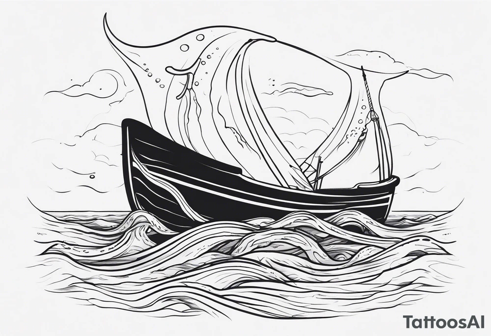 Thalassophobia, giant squid, fear tattoo idea