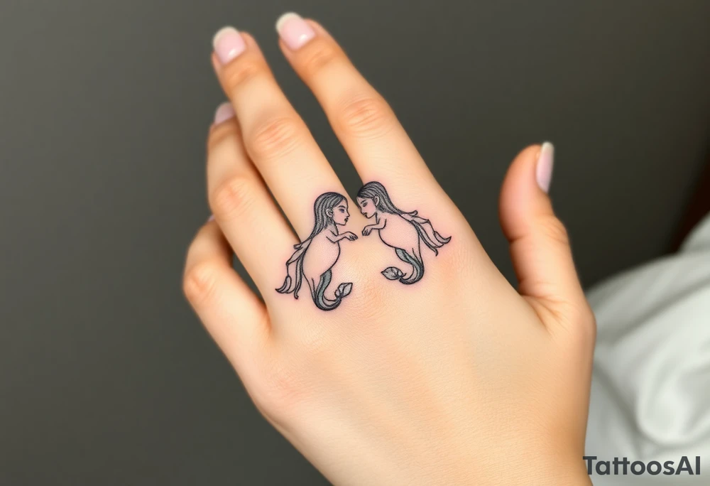 Asian, Gemini, twins tattoo idea