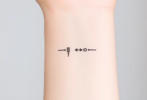 play, pause, stop, and rewind line tattoo tattoo idea