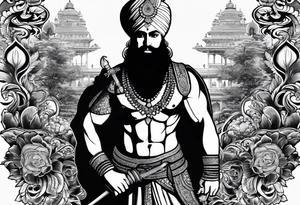 Hari Singh nalwa Sikh army tattoo idea