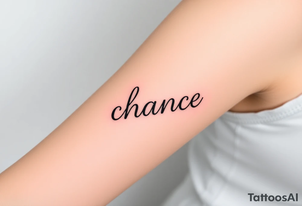 chance tattoo idea