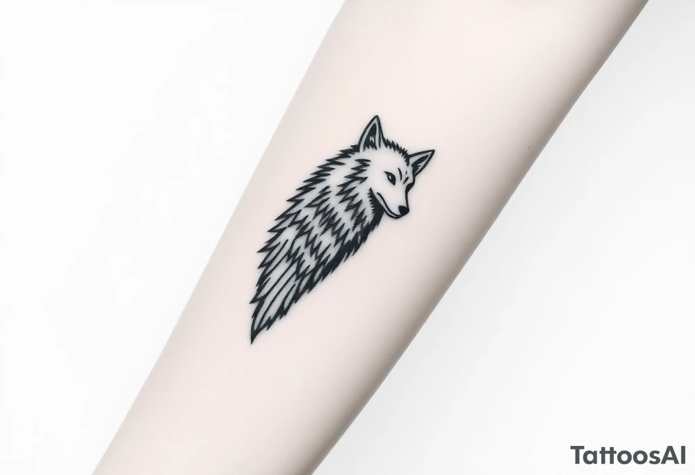 Wolf tattoo idea