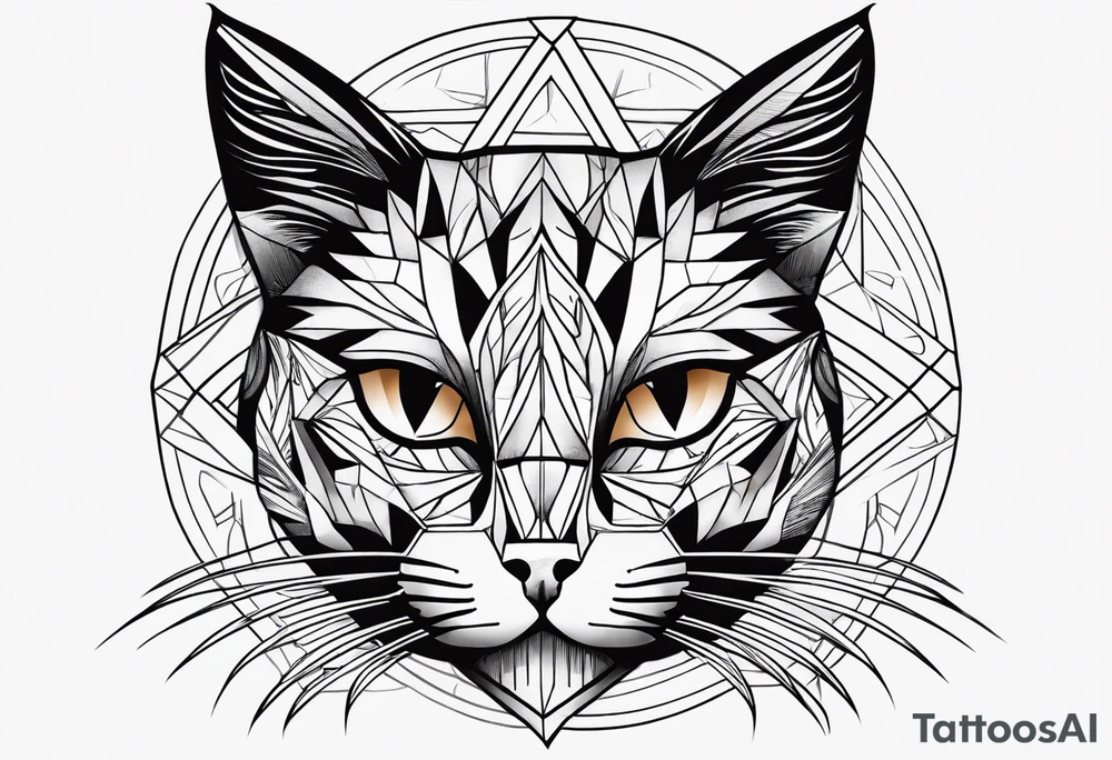Black Cat tattoo idea
