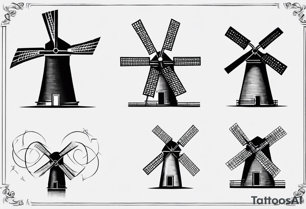 Friendship graph mathematically correct with a prime knot 6,1, dutch windmill graph tattoo idea