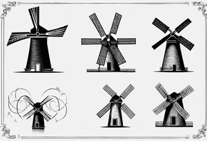 Friendship graph mathematically correct with a prime knot 6,1, dutch windmill graph tattoo idea