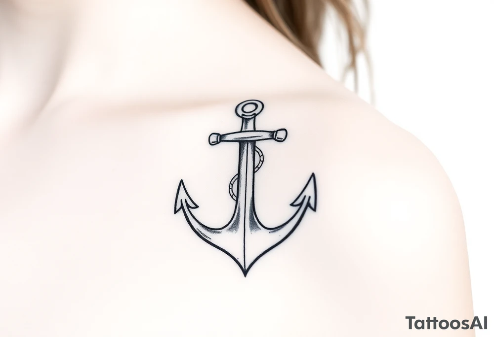 Nautical with anchor tattoo idea