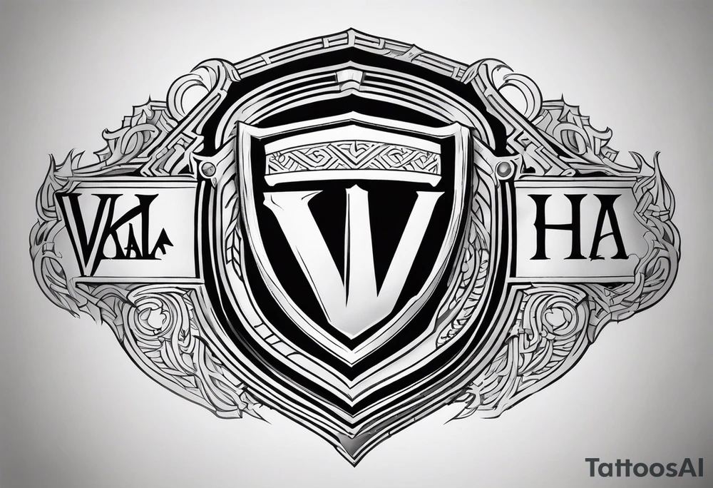 Valhalla shield  steps tattoo idea