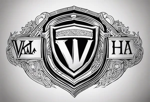Valhalla shield  steps tattoo idea