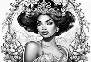 Princess and the frog tattoo idea