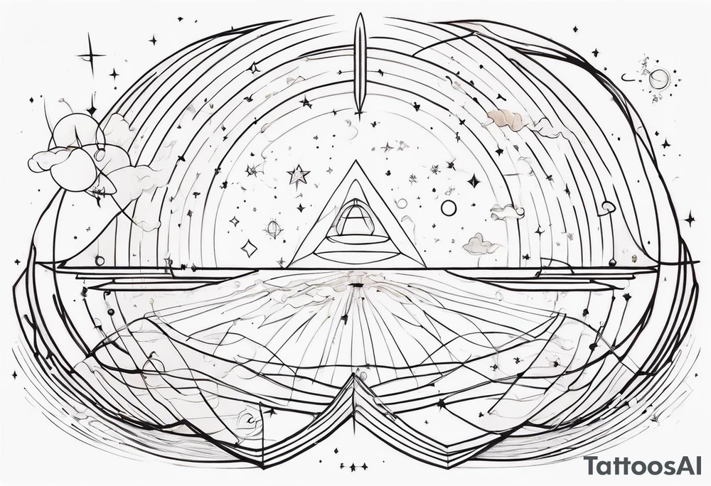 universe quantum field tattoo idea