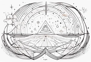 universe quantum field tattoo idea